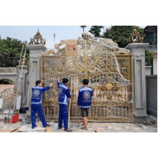 Cổng Nhôm Hợp Kim Đúc Nguyên Khối - Cast Aluminum Alloy Gate