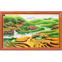 Tranh Đá Quý Phong Cảnh Việt Nam