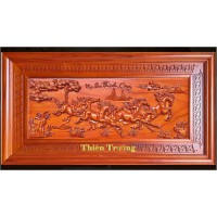 Tranh Gỗ Mã Đáo Thành Công